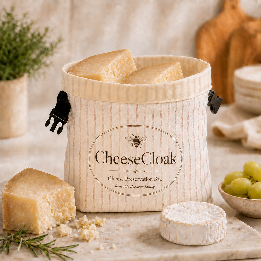 CheeseCloak™ Beeswax Cheese Bag