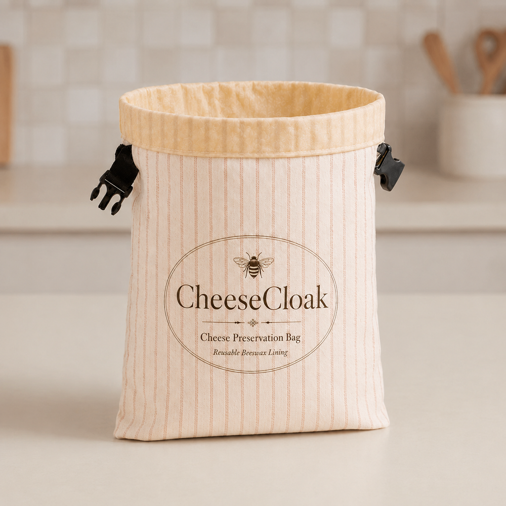 CheeseCloak™ Beeswax Cheese Bag