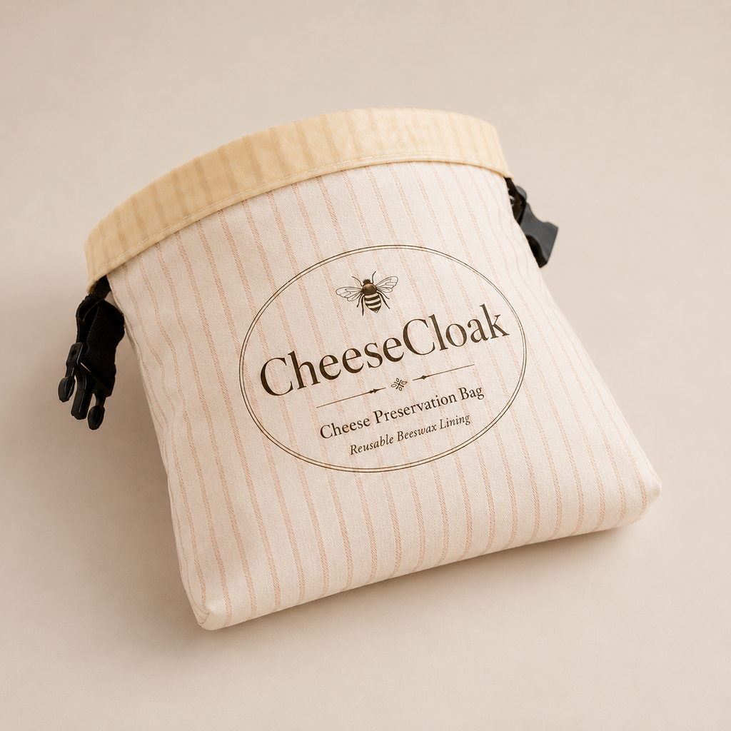 CheeseCloak™ Beeswax Cheese Bag
